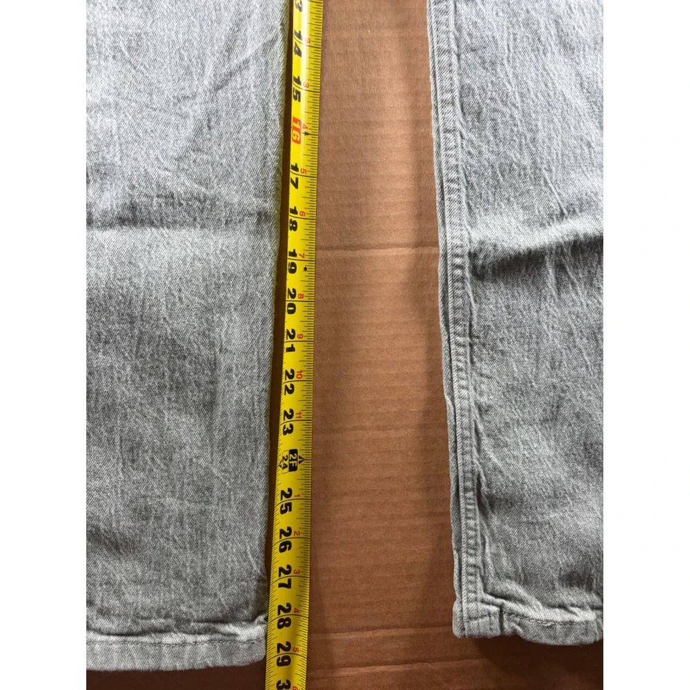 Levi's 512 Slim Taper Jeans Mens 33x29 Green Garment Dyed Denim Pants W34